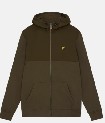 Sudadera Lyle and Scott tejido softshell verde